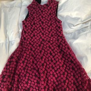 Kids pink lace dress